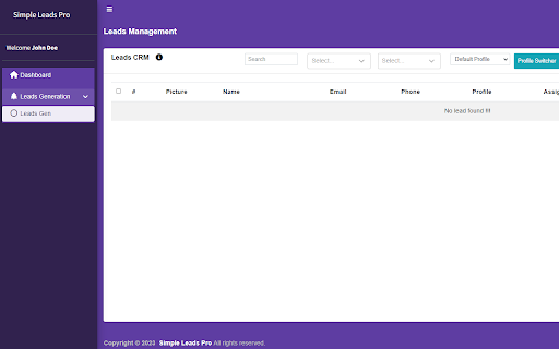 Simple Leads Pro from Chrome web store to be run with OffiDocs Chromium online Simple Leads Pro from Chrome web store to be run with OffiDocs Chromium online