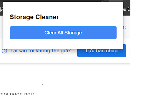 Single Click Storage Cleaner from Chrome web store to be run with OffiDocs Chromium online Single Click Storage Cleaner from Chrome web store to be run with OffiDocs Chromium online