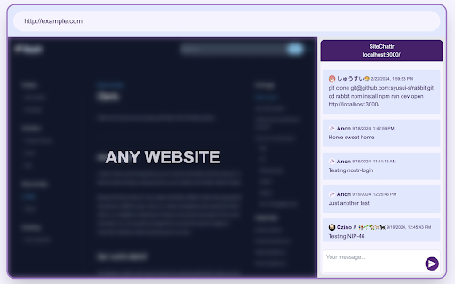 SiteChattr from Chrome web store to be run with OffiDocs Chromium online SiteChattr from Chrome web store to be run with OffiDocs Chromium online