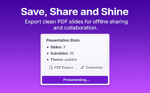 Six Slides Your Notion Slides Generator from Chrome web store to be run with OffiDocs Chromium online Six Slides Your Notion Slides Generator from Chrome web store to be run with OffiDocs Chromium online