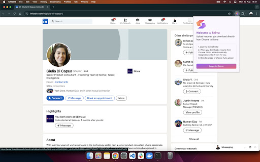 SKIMA: Easy Candidate Search and AI Matching from Chrome web store to be run with OffiDocs Chromium online SKIMA: Easy Candidate Search and AI Matching from Chrome web store to be run with OffiDocs Chromium online