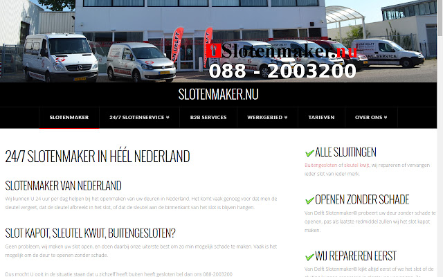 Slotenmaker Den Haag APP from Chrome web store to be run with OffiDocs Chromium online Slotenmaker Den Haag APP from Chrome web store to be run with OffiDocs Chromium online