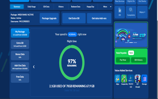 SLT DATA PEAKER from Chrome web store to be run with OffiDocs Chromium online SLT DATA PEAKER from Chrome web store to be run with OffiDocs Chromium online