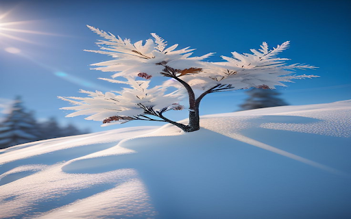 Small tree on snow wallpaper from Chrome web store to be run with OffiDocs Chromium online Small tree on snow wallpaper from Chrome web store to be run with OffiDocs Chromium online