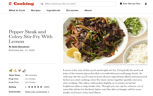 Smarter Recipes NYT Cooking Enhancer from Chrome web store to be run with OffiDocs Chromium online Smarter Recipes NYT Cooking Enhancer from Chrome web store to be run with OffiDocs Chromium online