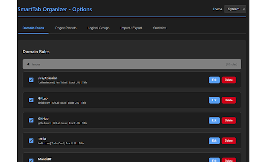SmartTab Organizer from Chrome web store to be run with OffiDocs Chromium online SmartTab Organizer from Chrome web store to be run with OffiDocs Chromium online