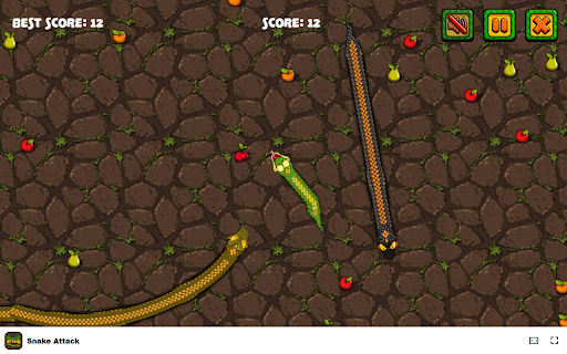 Snake Attack Game Grow Your Snake and Avoid Danger! from Chrome web store to be run with OffiDocs Chromium online Snake Attack Game Grow Your Snake and Avoid Danger! from Chrome web store to be run with OffiDocs Chromium online