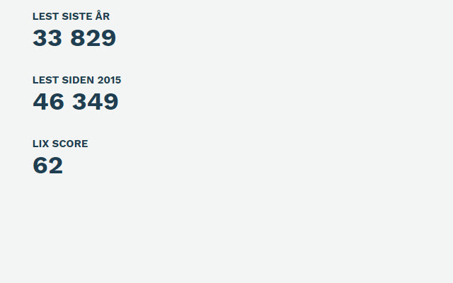 SNL LIX verktøy from Chrome web store to be run with OffiDocs Chromium online SNL LIX verktøy from Chrome web store to be run with OffiDocs Chromium online