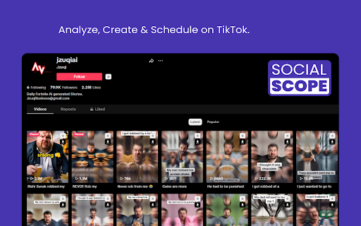 Socialscope from Chrome web store to be run with OffiDocs Chromium online Socialscope from Chrome web store to be run with OffiDocs Chromium online