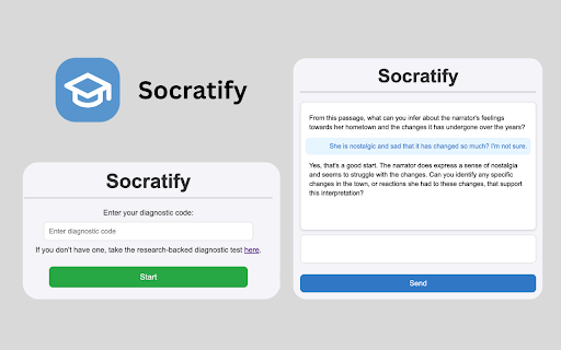 Socratify from Chrome web store to be run with OffiDocs Chromium online Socratify from Chrome web store to be run with OffiDocs Chromium online