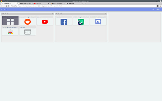 Sort those Tabs from Chrome web store to be run with OffiDocs Chromium online Sort those Tabs from Chrome web store to be run with OffiDocs Chromium online