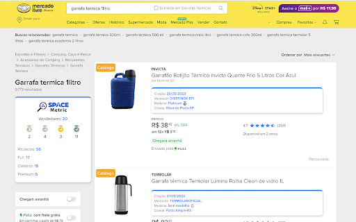 Space Metric from Chrome web store to be run with OffiDocs Chromium online Space Metric from Chrome web store to be run with OffiDocs Chromium online