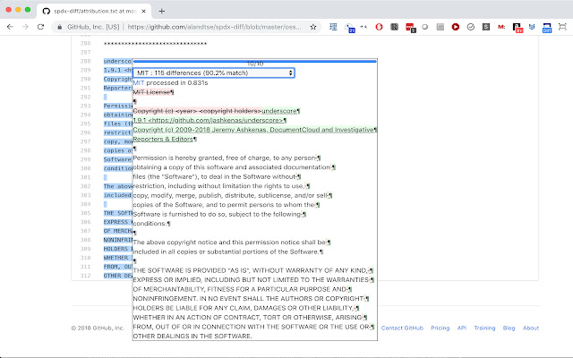 SPDX License Diff from Chrome web store to be run with OffiDocs Chromium online SPDX License Diff from Chrome web store to be run with OffiDocs Chromium online