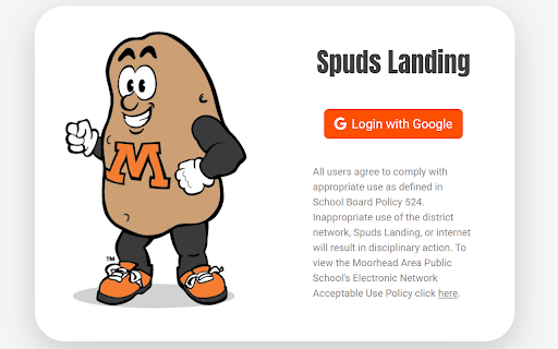 Spuds Landing from Chrome web store to be run with OffiDocs Chromium online Spuds Landing from Chrome web store to be run with OffiDocs Chromium online