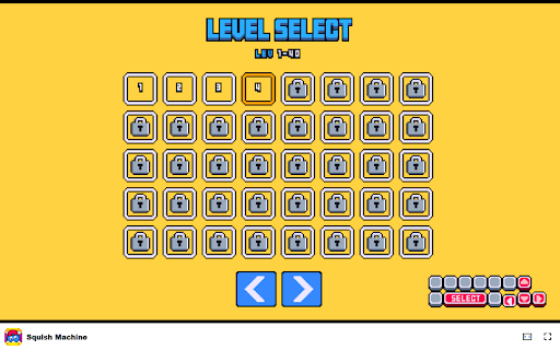 Squish Machine Game Navigate Traps and Conquer 240 Levels! from Chrome web store to be run with OffiDocs Chromium online Squish Machine Game Navigate Traps and Conquer 240 Levels! from Chrome web store to be run with OffiDocs Chromium online