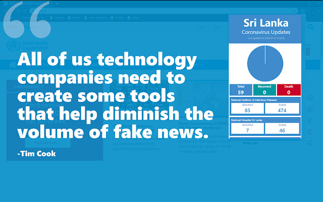 Sri Lanka COVID 19 Updates from Chrome web store to be run with OffiDocs Chromium online Sri Lanka COVID 19 Updates from Chrome web store to be run with OffiDocs Chromium online