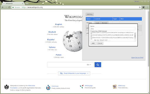 SSH Agent for Google Chrome™ (BETA) from Chrome web store to be run with OffiDocs Chromium online SSH Agent for Google Chrome™ (BETA) from Chrome web store to be run with OffiDocs Chromium online
