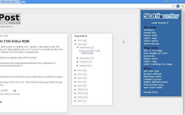 StatCounter Code Checker from Chrome web store to be run with OffiDocs Chromium online StatCounter Code Checker from Chrome web store to be run with OffiDocs Chromium online
