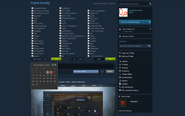 Steam Activity Filter from Chrome web store to be run with OffiDocs Chromium online Steam Activity Filter from Chrome web store to be run with OffiDocs Chromium online