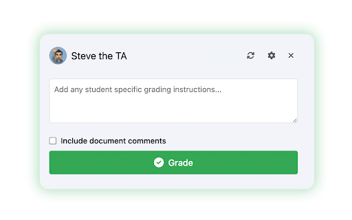 Steve the TA from Chrome web store to be run with OffiDocs Chromium online Steve the TA from Chrome web store to be run with OffiDocs Chromium online