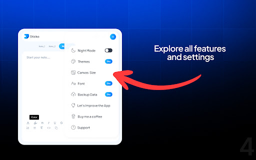 Sticko Keep note Quick from Chrome web store to be run with OffiDocs Chromium online Sticko Keep note Quick from Chrome web store to be run with OffiDocs Chromium online