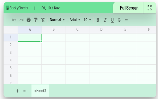Sticky Sheets from Chrome web store to be run with OffiDocs Chromium online Sticky Sheets from Chrome web store to be run with OffiDocs Chromium online