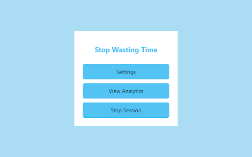 Stop Wasting Time: Take Control of Your Online Habits from Chrome web store to be run with OffiDocs Chromium online Stop Wasting Time: Take Control of Your Online Habits from Chrome web store to be run with OffiDocs Chromium online