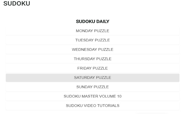 Sudoku Daily from Chrome web store to be run with OffiDocs Chromium online Sudoku Daily from Chrome web store to be run with OffiDocs Chromium online