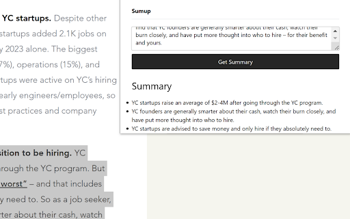 Sumup Extension from Chrome web store to be run with OffiDocs Chromium online Sumup Extension from Chrome web store to be run with OffiDocs Chromium online