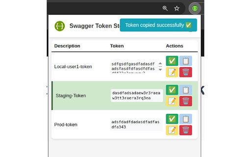 Swagger Token Store from Chrome web store to be run with OffiDocs Chromium online Swagger Token Store from Chrome web store to be run with OffiDocs Chromium online