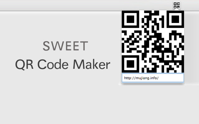 Sweet QR Code Maker from Chrome web store to be run with OffiDocs Chromium online Sweet QR Code Maker from Chrome web store to be run with OffiDocs Chromium online