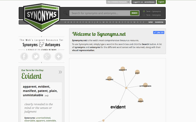 Synonyms.com from Chrome web store to be run with OffiDocs Chromium online Synonyms.com from Chrome web store to be run with OffiDocs Chromium online