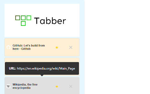 Tabber from Chrome web store to be run with OffiDocs Chromium online Tabber from Chrome web store to be run with OffiDocs Chromium online