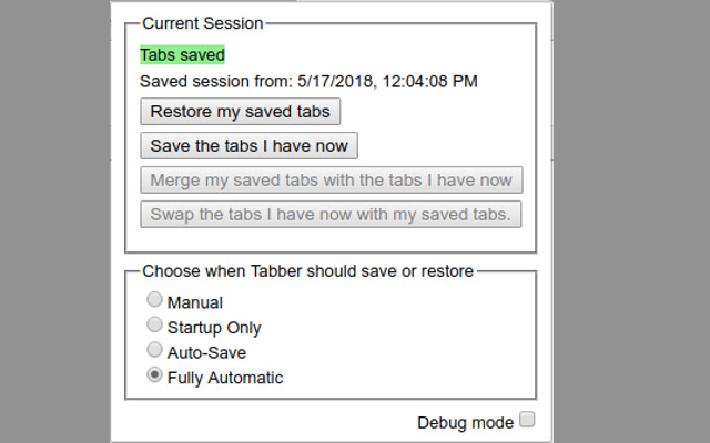 Tabber Multi machine Tab Manager from Chrome web store to be run with OffiDocs Chromium online Tabber Multi machine Tab Manager from Chrome web store to be run with OffiDocs Chromium online
