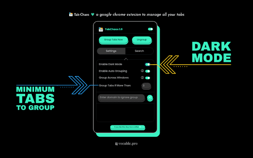 TabChaos from Chrome web store to be run with OffiDocs Chromium online TabChaos from Chrome web store to be run with OffiDocs Chromium online