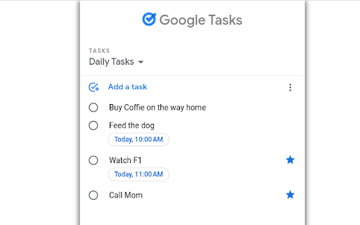 Tab for Google Tasks from Chrome web store to be run with OffiDocs Chromium online Tab for Google Tasks from Chrome web store to be run with OffiDocs Chromium online
