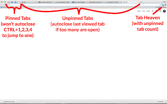 Tab Heaven from Chrome web store to be run with OffiDocs Chromium online Tab Heaven from Chrome web store to be run with OffiDocs Chromium online
