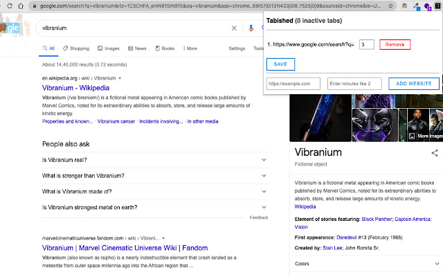 Tabished from Chrome web store to be run with OffiDocs Chromium online Tabished from Chrome web store to be run with OffiDocs Chromium online