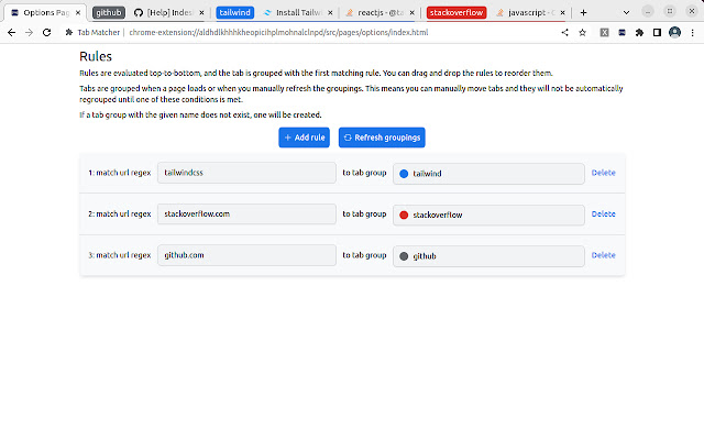 Tab Matcher from Chrome web store to be run with OffiDocs Chromium online Tab Matcher from Chrome web store to be run with OffiDocs Chromium online