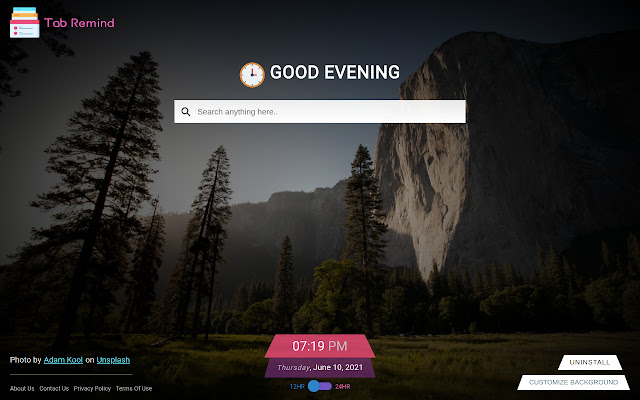 Tab Remind Extension from Chrome web store to be run with OffiDocs Chromium online Tab Remind Extension from Chrome web store to be run with OffiDocs Chromium online
