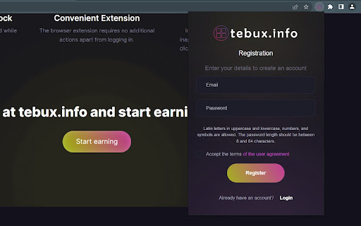 Tebux from Chrome web store to be run with OffiDocs Chromium online Tebux from Chrome web store to be run with OffiDocs Chromium online
