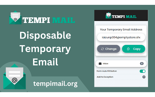 Temp Mail Disposable Temporary Email from Chrome web store to be run with OffiDocs Chromium online Temp Mail Disposable Temporary Email from Chrome web store to be run with OffiDocs Chromium online
