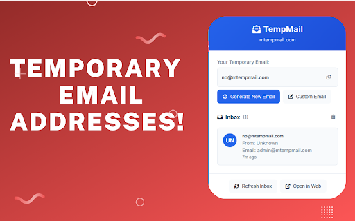 Temp mail Temporary Email mtempmail.com from Chrome web store to be run with OffiDocs Chromium online Temp mail Temporary Email mtempmail.com from Chrome web store to be run with OffiDocs Chromium online
