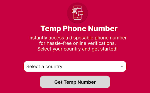 Temp Phone Number Generator from Chrome web store to be run with OffiDocs Chromium online Temp Phone Number Generator from Chrome web store to be run with OffiDocs Chromium online