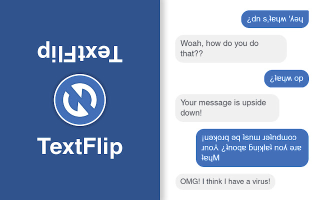 TextFlip ¡uʍop ǝpᴉsdn ʇxǝʇ dᴉlɟ from Chrome web store to be run with OffiDocs Chromium online TextFlip ¡uʍop ǝpᴉsdn ʇxǝʇ dᴉlɟ from Chrome web store to be run with OffiDocs Chromium online