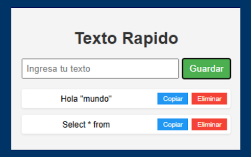 Texto Rapido from Chrome web store to be run with OffiDocs Chromium online Texto Rapido from Chrome web store to be run with OffiDocs Chromium online
