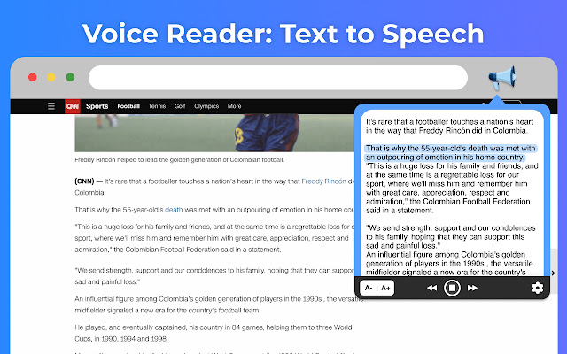 Text to Speech: Voice Reader TTS from Chrome web store to be run with OffiDocs Chromium online Text to Speech: Voice Reader TTS from Chrome web store to be run with OffiDocs Chromium online