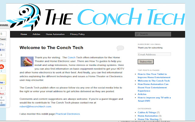 The Conch Tech from Chrome web store to be run with OffiDocs Chromium online The Conch Tech from Chrome web store to be run with OffiDocs Chromium online