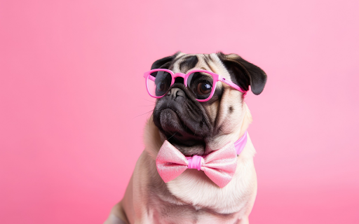 The pug dog pink glass from Chrome web store to be run with OffiDocs Chromium online The pug dog pink glass from Chrome web store to be run with OffiDocs Chromium online