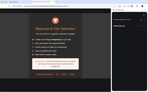 The Tabinator from Chrome web store to be run with OffiDocs Chromium online The Tabinator from Chrome web store to be run with OffiDocs Chromium online